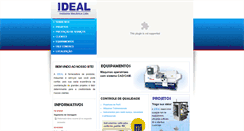 Desktop Screenshot of idealindmec.com.br